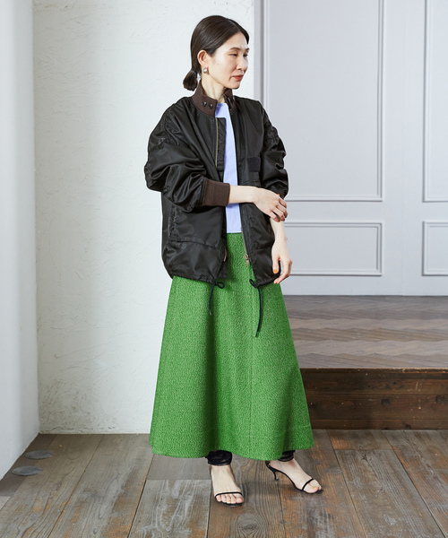 「VERMEIL par iena」 スカート 40 ネイビー レディース_画像7