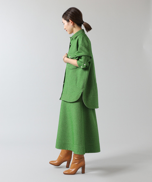 「VERMEIL par iena」 スカート 40 ネイビー レディース_画像9