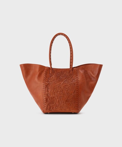 希少！Carving Tribes ハンドバッグ 大容量 A4 牛革 Carving Tribes 