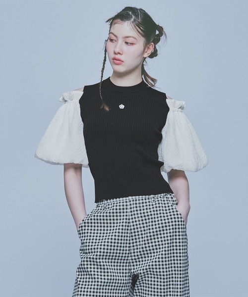 MARY QUANT（マリークヮント） tシャツ マリークワント シフォン袖