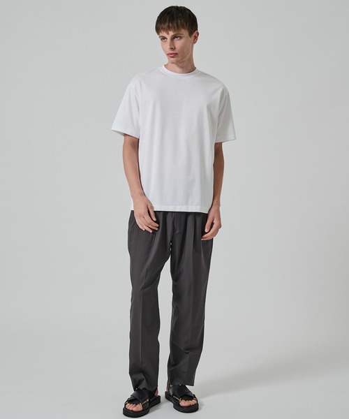 「STUDIOUS」 半袖Tシャツ 3 ベージュ メンズ_画像3
