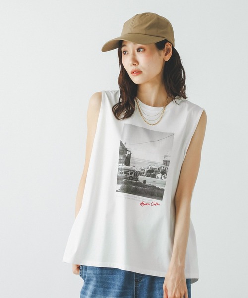 GLOBAL WORK（グローバルワーク） tシャツ リッチクリーンプリント
