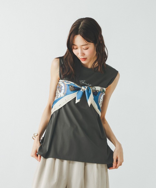 GLOBAL WORK（グローバルワーク） tシャツ リッチクリーンプリント