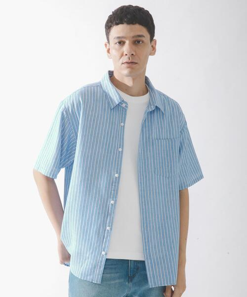 URBAN RESEARCH Sonny Label シャツ 半袖 接触冷感リネン混ショート