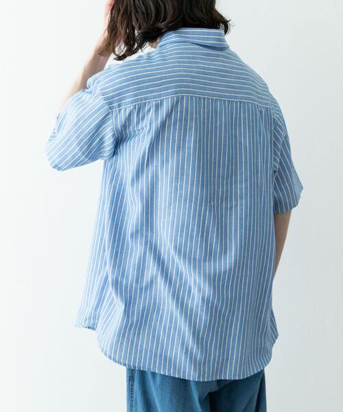 URBAN RESEARCH Sonny Label シャツ 半袖 接触冷感リネン混ショート