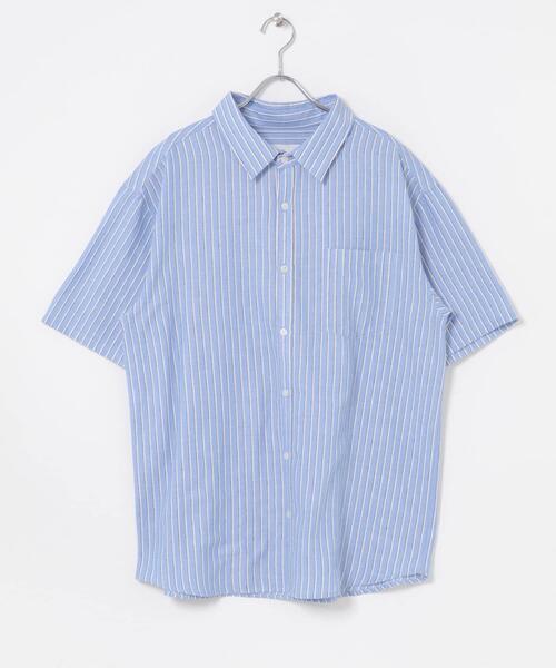 URBAN RESEARCH Sonny Label シャツ 半袖 接触冷感リネン混ショート