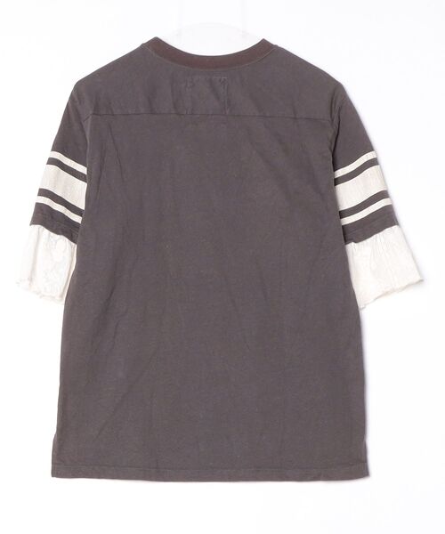 「GO TO HOLLYWOOD」 7分袖カットソー「B:MING LIFE STORE by BEAMSコラボ」 L グレー レディース_画像2