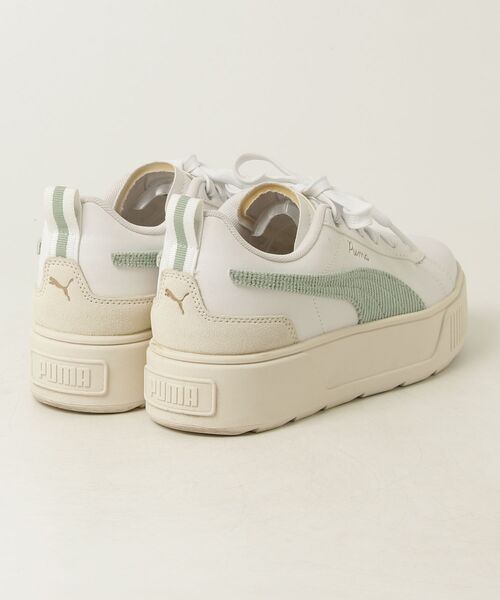 「PUMA」 ローカットスニーカー 24.5cm ホワイト レディース_画像2
