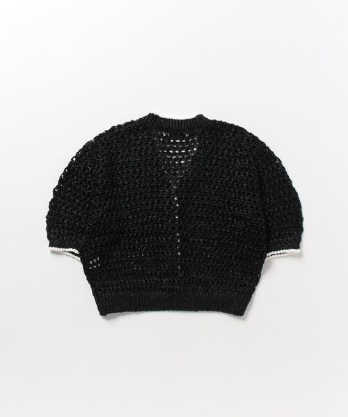 お値下げ☆UNITED ARROWS ミニプリルニットカーディガン ブラック UNITED ARROWS（ユナイテッドアローズ） ニットカーディガン FREE