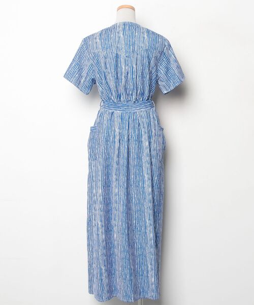 「STYLE DELI」 半袖ワンピース MEDIUM ブルー レディース_画像2