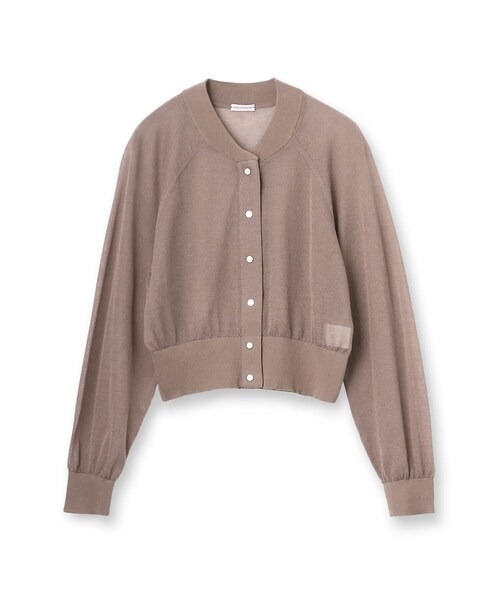 「DRESSTERIOR」 ニットカーディガン 38 ブラウン レディース_画像10