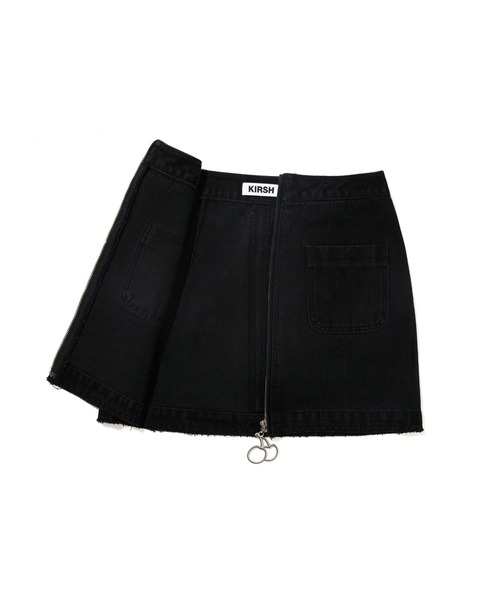 デニムスカート KIRSH CHERRY ZIPPER DENIM SKIRT/チェリー