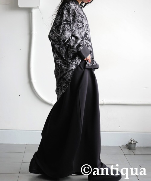antiqua ブラウス シャツ トップス 柄シャツ レディース