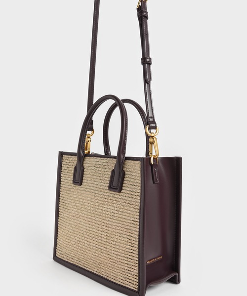 CHARLES & KEITH Dolce Vita ドルチェヴィータ ラフィアトート