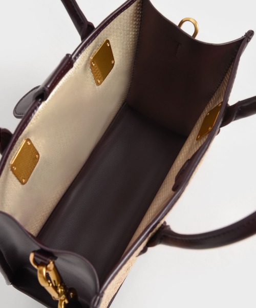 CHARLES ＆ KEITH トートバッグ バッグ レディース ダブル