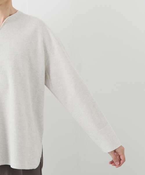 トップス blurhms ROOTSTOCK RoughSmooth Thermal Blurhms Root Stock Rough Smooth Thermal Over neck ,Off