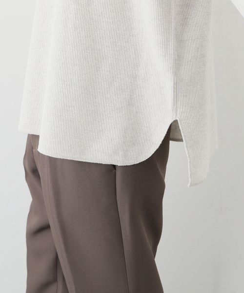 トップス blurhms ROOTSTOCK RoughSmooth Thermal blurhms ROOTSTOCK/ROUGH&SMOOTH THERMAL OVER NECK LS