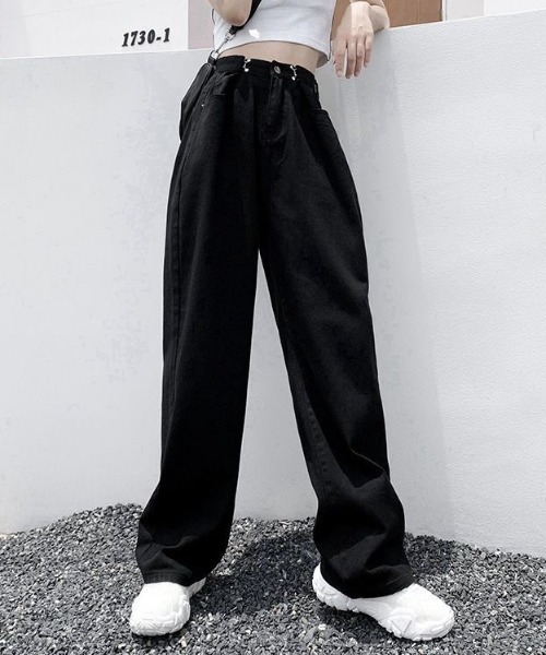 COO+i（クーイ） ジーンズ デニム デニムパンツ ウエストホックタック