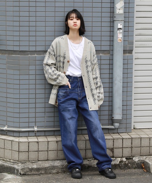 WASH AGED BAGGY DENIM PANTS – GEEK