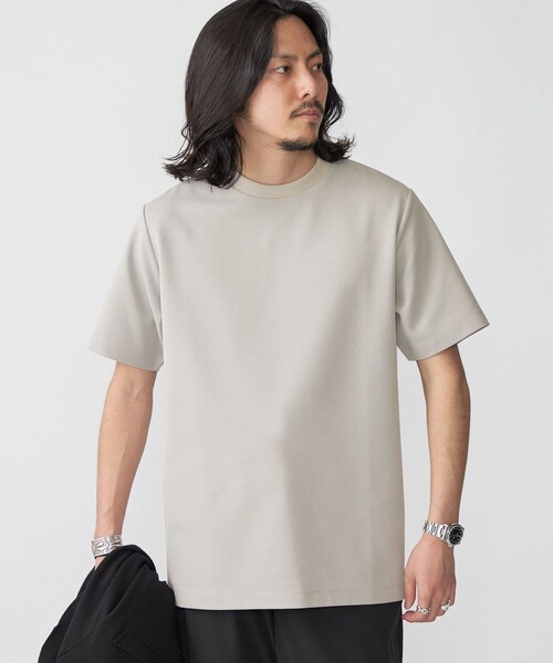 tシャツ Tシャツ メンズ *SHIPS: テレワーク ビズ サーフニット クルーネック Tシャツ｜zozo