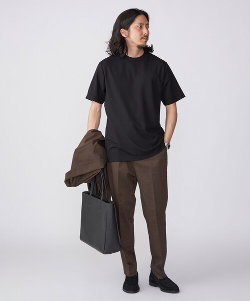 tシャツ Tシャツ *SHIPS: テレワーク ビズ サーフニット クルーネック Tシャツ メンズ | SHIPS | 04