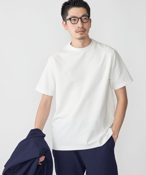 tシャツ Tシャツ *SHIPS: テレワーク ビズ サーフニット クルーネック Tシャツ メンズ | SHIPS | 18