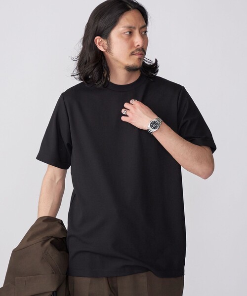 tシャツ Tシャツ *SHIPS: テレワーク ビズ サーフニット クルーネック Tシャツ メンズ | SHIPS | 21