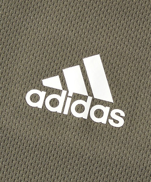 新品未使用 adidasメッシュスポーツスウェットシャツカジュアルラウンドネック adidas adidas/アディダス メッシュクルーネックTシャツ ワン
