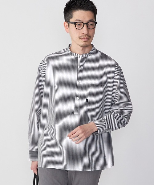 SHIPS.me シャツ 「ZOZO限定」SHIPS.me: ストライプバンドプルオーバー