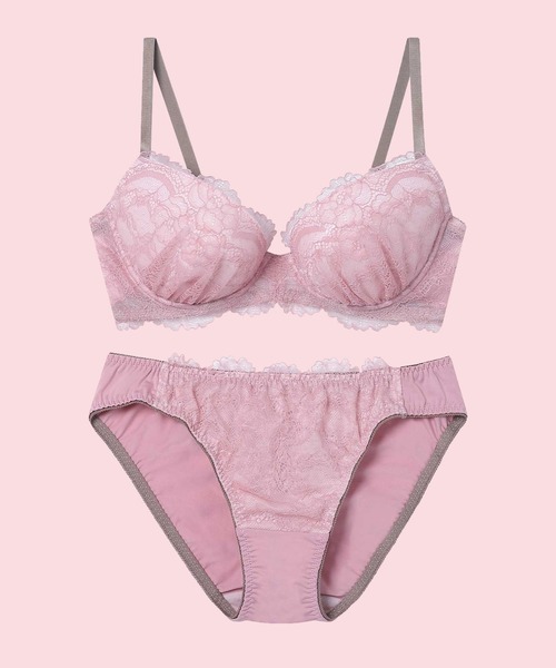 AMPHI(ワコール) ブラジャー ショーツセット 「まる胸メイク」A〜G