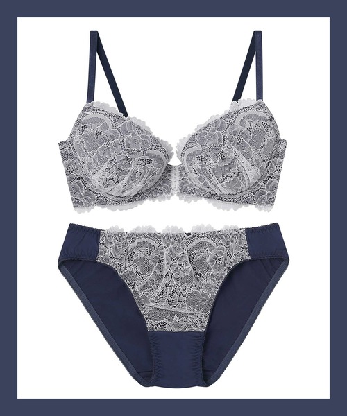 AMPHI(ワコール) ブラジャー ショーツセット 「まる胸メイク」A〜G