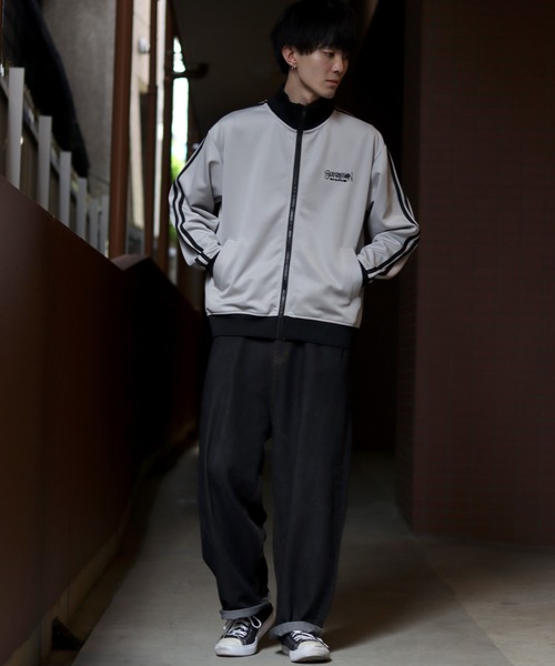 SITRY ジャージ side line logo stitch track jacket / サイド