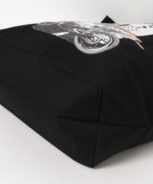 STUDIO SEVEN ブラックトートバッグ STUDIO SEVEN トートバッグ Canvas Tote Bag「STUDIOSEVEN