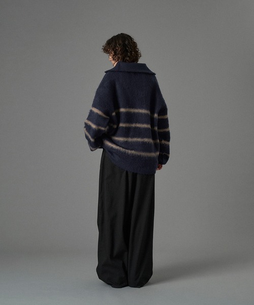 ONCILY（オンシェリー） セーター ニット HALF ZIP SHAGGY ASSORT