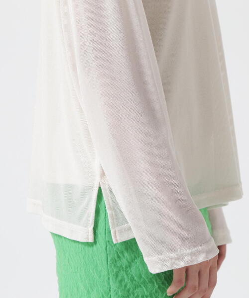 tシャツ DROIT BELLO（ドロイトベロ）ベロアメッシュプルオーバー レディース DROIT BELLO tシャツ BELLO（ドロイトベロ）ベロアメッシュプル
