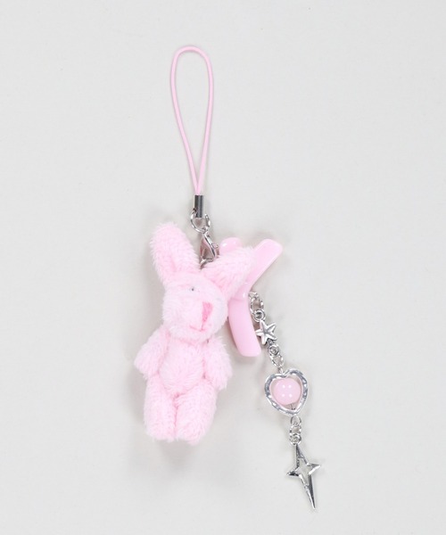 SPINNS ウサギぬいぐるみチャームストラップ : ZOZOTOWN Yahoo
