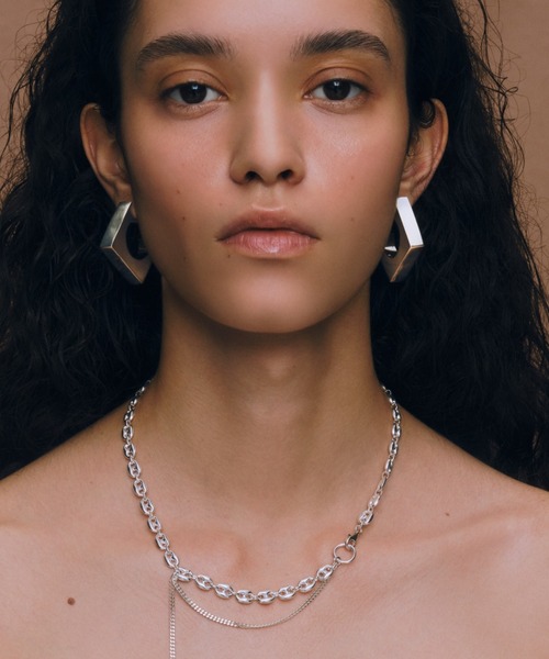 quip queint ピアス 「quip queint」square hoop pierce
