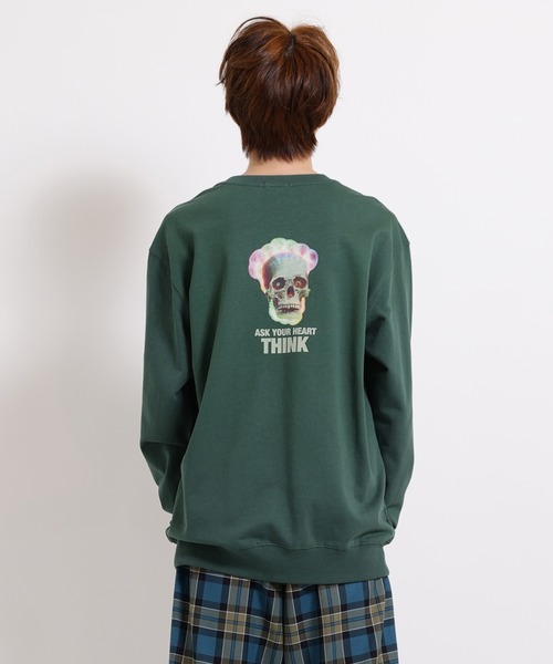 爆限定 MILKBOY スウェット トレーナー ぬいぐるみ ミントグリーンベアー ミルクボーイ人気「ベア」スウェットトップスに新作、“緑に