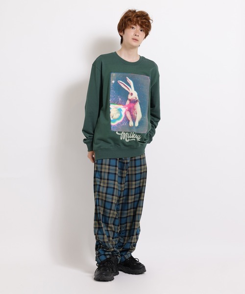 爆限定 MILKBOY スウェット トレーナー ぬいぐるみ ミントグリーンベアー w300_wtc.jpg