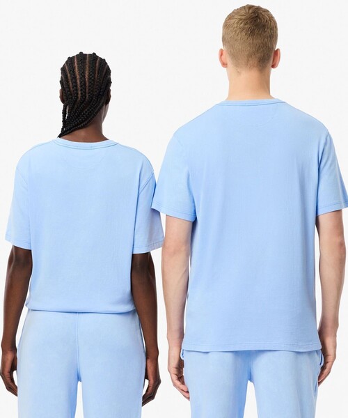送料込★LACOSTE★半袖Tシャツ TH7315 Tシャツ セール】配色ステッチ半袖Tシャツ（Tシャツ/カットソー