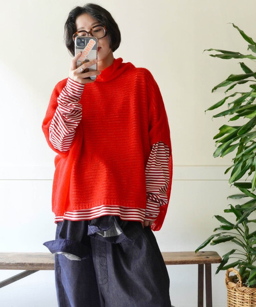 journal standard luxe モヘヤMIXテンジク ニット