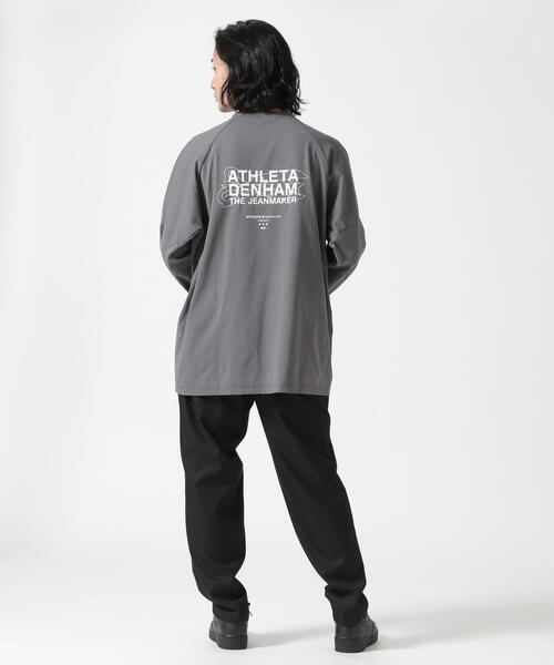 DENHAM tシャツ x ATHLETA/デンハム×アスレタ/COLLABORATION LS