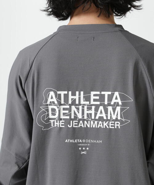 DENHAM tシャツ x ATHLETA/デンハム×アスレタ/COLLABORATION LS