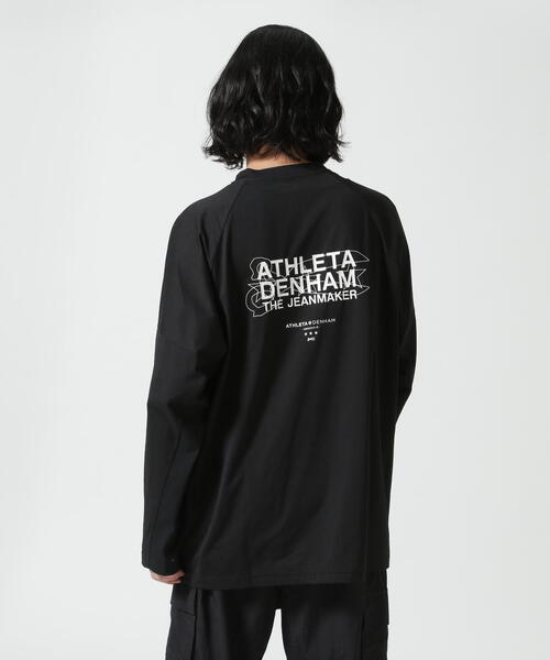DENHAM tシャツ x ATHLETA/デンハム×アスレタ/COLLABORATION LS