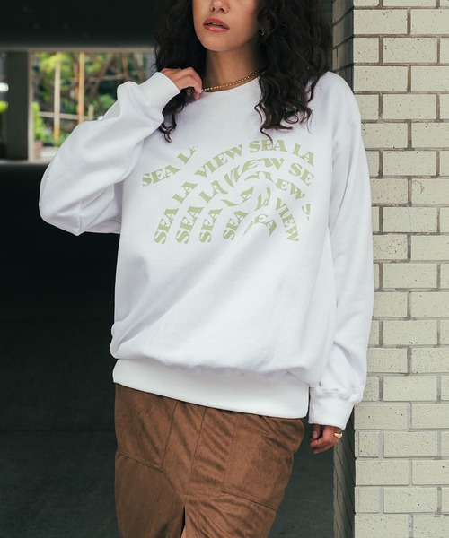WINDANDSEA 薄紫 スウェット トレーナー WINDANDSEA 薄紫 スウェット トレーナー