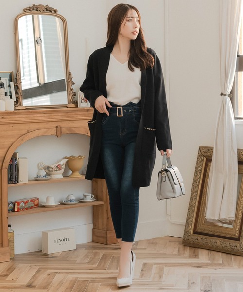 GIULIA N 売れ筋商品|||ジュリア エヌ Tシャツ トップス レディース Tops Black STUDIOUS tシャツ 「STUDIOUS/ステュディオス」「モードに-5kg