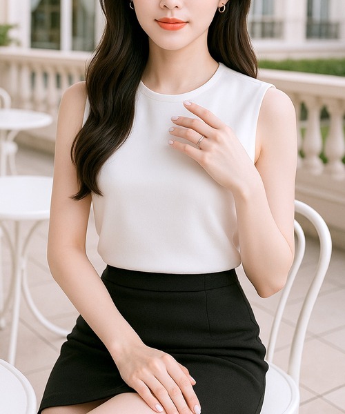 Julia Boutique ニット セーター 選べるUネック・Vネック
