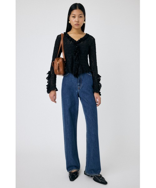 MOUSSY ブラウス シャツ CUT LACE RUFFLE レディース : ZOZOTOWN