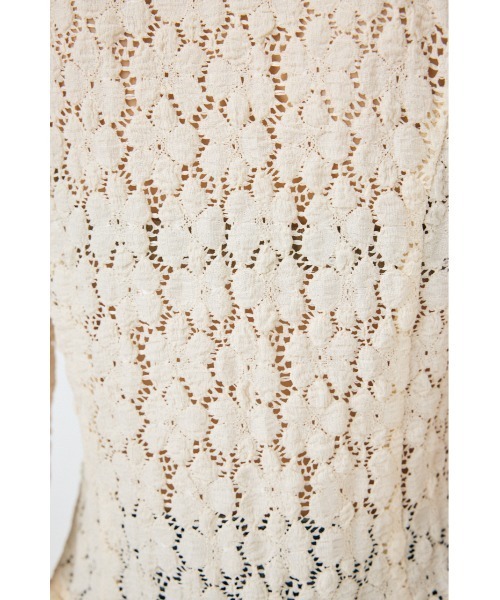 moussy CUT LACE RUFFLE ブラウス MOUSSY | RUFFLE LACY CUT ブラウス (Tシャツ・カットソー(長袖