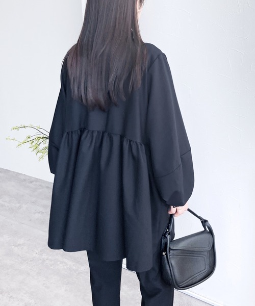 reca（レカ） スーツ ペプラムギャザージャケット レディース